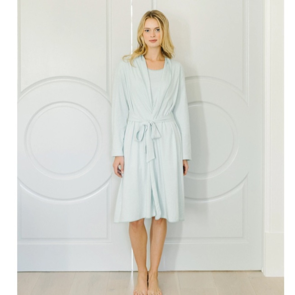 Lake Pajamas XS Robe in Mint